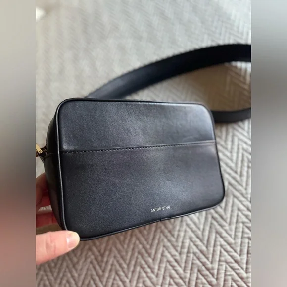 🎉WEEKEND SALE🎉Anine Bing Solid Black Alice Bag - Picture 5 of 15
